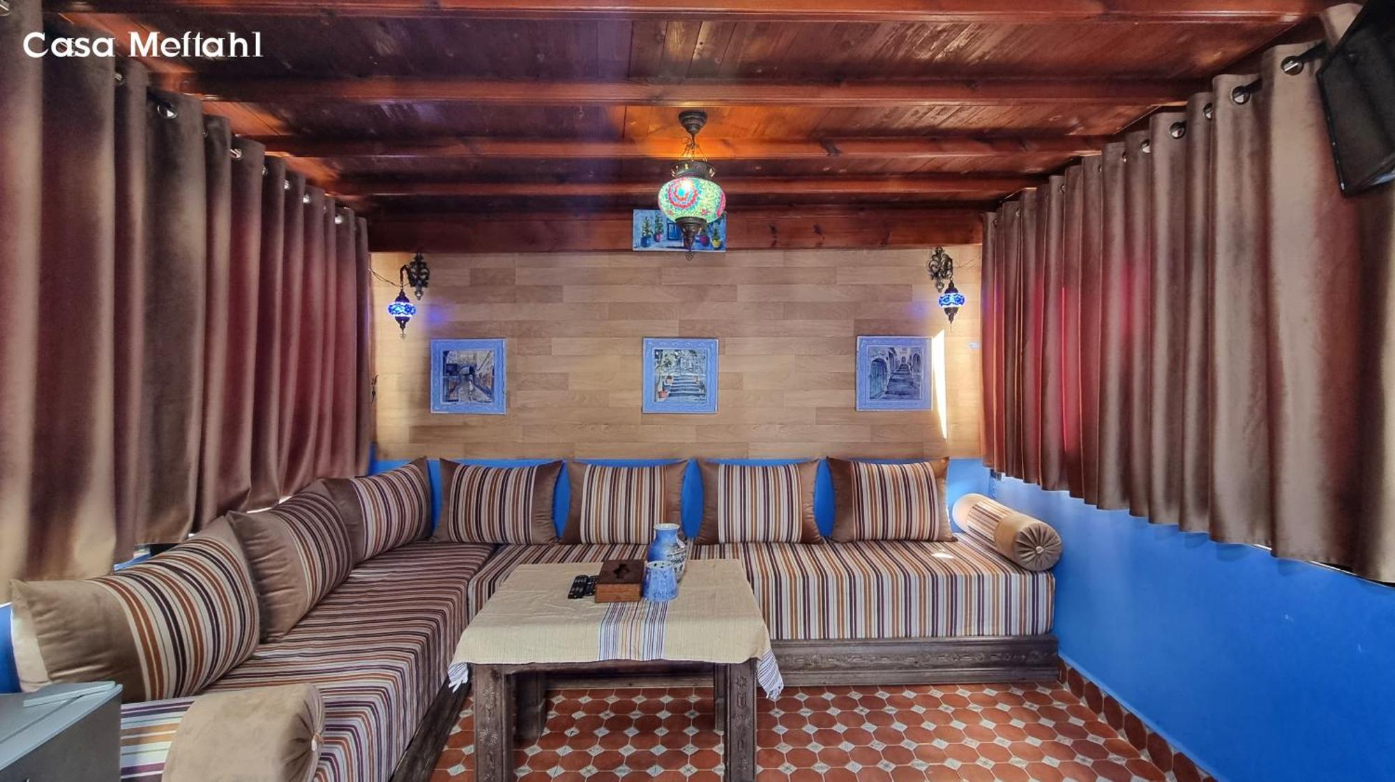 Apartamento Casa Meftah Blue Xauen Habitación foto